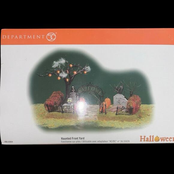Department 56 Other - Dept 56 Snow Village Haunted Yard Halloween Decor in Original Box Goth Lighted